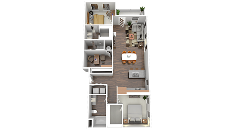 The Norwell Floor Plan at Four23/Hoge, Ohio, 45226